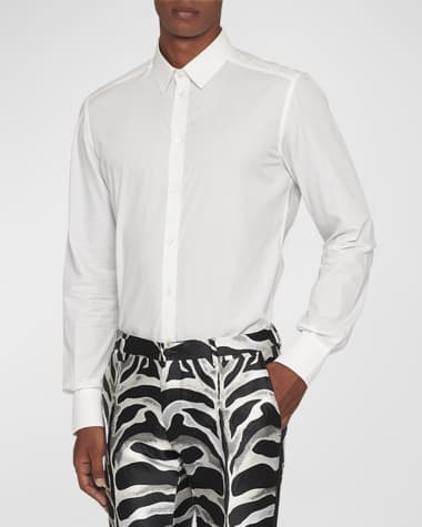 Dolce&Gabbana Men's Solid Dress Shirt