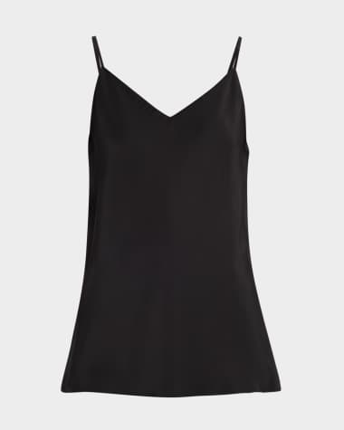 Lafayette 148 New York Eva Luxe Charmeuse Bias Tank