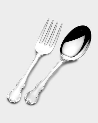 Towle Silversmiths French Provincial 2-Piece Baby Set