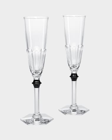 Baccarat Harcourt Eve Flute-Black