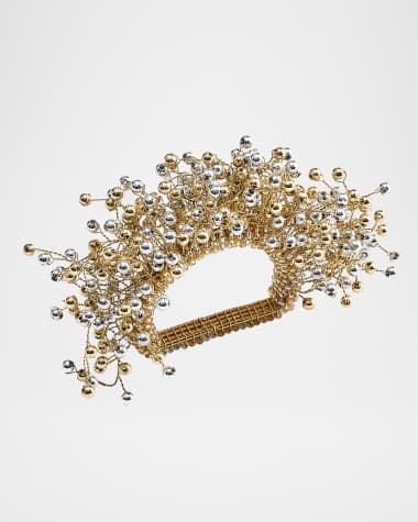 Kim Seybert Spray Napkin Ring, Gold and Silver