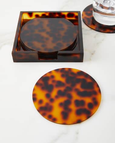 Kim Seybert Tortoise Coasters, Set of 6