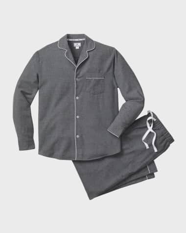 Petite Plume Men's Classic Flannel Pajama Set