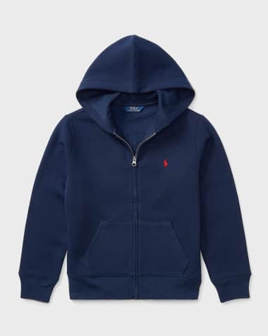 Ralph Lauren Childrenswear Boy's Knitted Fleece Hoodie, Size S-XL