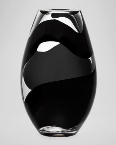 Kosta Boda Nonstop Black Vase