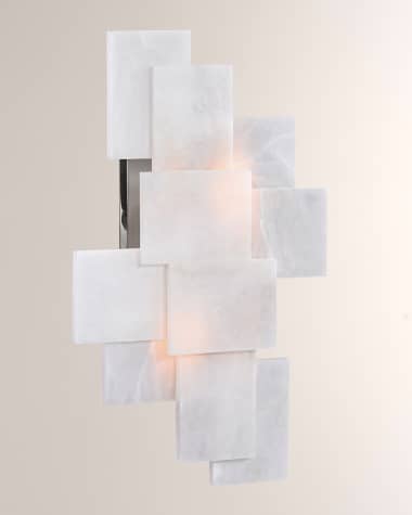 John-Richard Collection Alabaster Wall Sconce