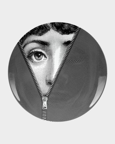 Fornasetti Tema E Variazioni n. 401 Zipper Wall Plate