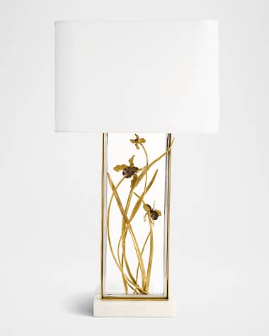 Michael Aram Black Iris Table Lamp