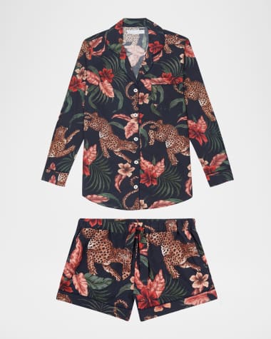 Desmond & Dempsey Soleia Signature Cotton Pajama Set