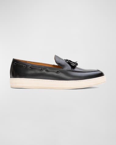 Ike Behar Men's Success Leather Tassel Loafers