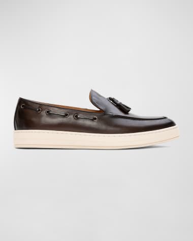 Ike Behar Men's Success Leather Tassel Loafers