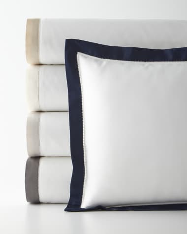 Ralph Lauren Home Organic Sateen Border Pillow