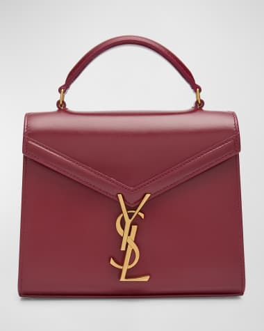 Saint Laurent Cassandre Mini Monogram YSL Box Calf Top-Handle Bag