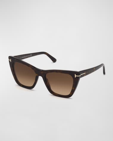 TOM FORD Poppy Acetate Cat-Eye Sunglasses