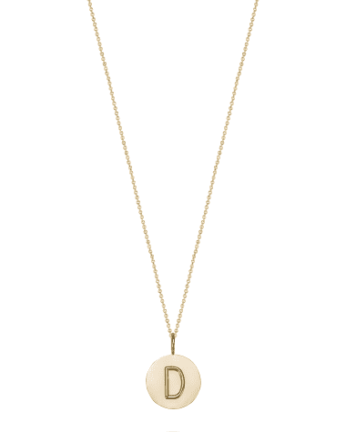 Sarah chloe initial store necklace