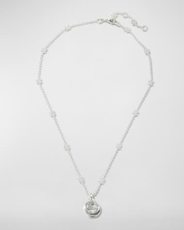 Gucci Interlocking G Necklace, Silver