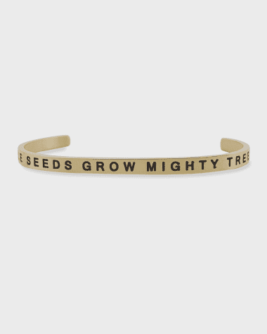 Sontakey Girl's Little Seeds Grow Mighty Tree Bracelet