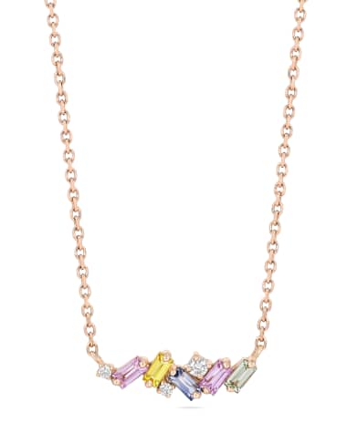 Suzanne Kalan Pastel Rainbow Fireworks Necklace