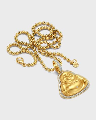 Buddha Mama 20k Medium Matte Happy Buddha Pendant