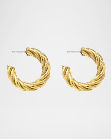 Ben-Amun Gold Hoop Earrings