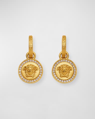 Versace Medusa Hoop Drop Earrings
