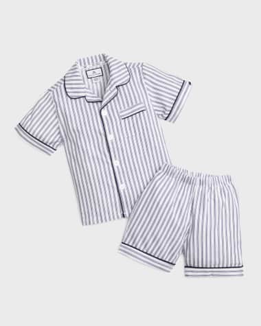 Petite Plume Kid's La Mer Classic Pajama Shorts Set, Size 6M-14 - Bergdorf  Goodman