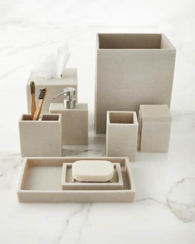 Kassatex Slate Soap Dish Slate Lotion Dispenser