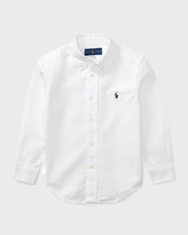 Ralph Lauren Childrenswear Cotton Oxford Sport Shirt, Size S-XL Oxford Sport Shirt, Size 2-7