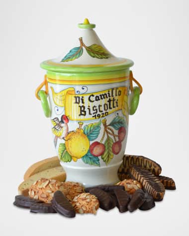 Dicamillo Baking Co Uccello del Paradiso Biscotti Jar