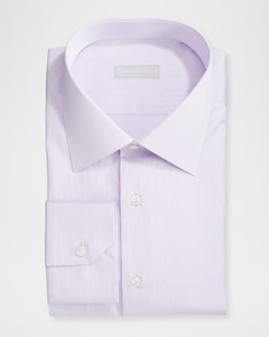 Stefano Ricci Men's Asti Thin Pinstripe Dress Shirt