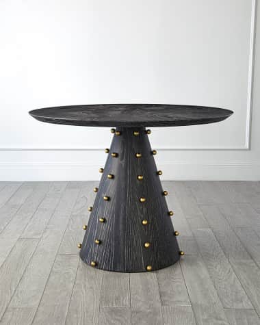 Ashley Childers for Global Views Spheres Ebony Entry Table