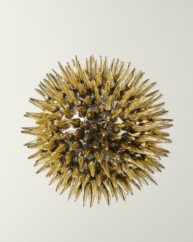 Ashley Childers for Global Views Urchin Large Wall Decor, Gold