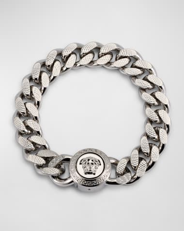 Versace Men's Medusa Curb Chain Bracelet