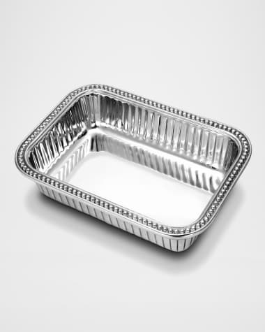 Wilton Armetale Flutes & Pearls Rectangular Baker