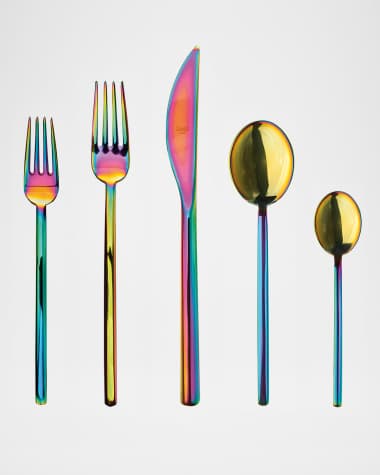 Mepra Due Rainbow 5-Piece Flatware Set