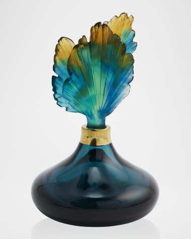 Daum Fleur de Paon Small Perfume Bottle