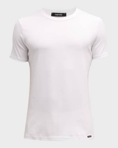 TOM FORD Men's Solid Stretch Jersey T-Shirt