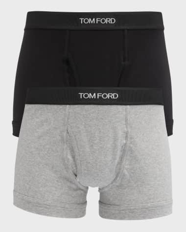 TOM FORD Men's 2-Pack Solid Jersey Boxer Briefs