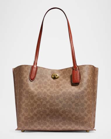 Coach Willow Canvas Tote Bag