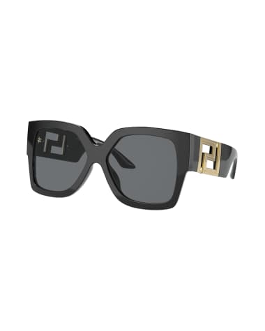Versace Oversized Square Acetate Sunglasses