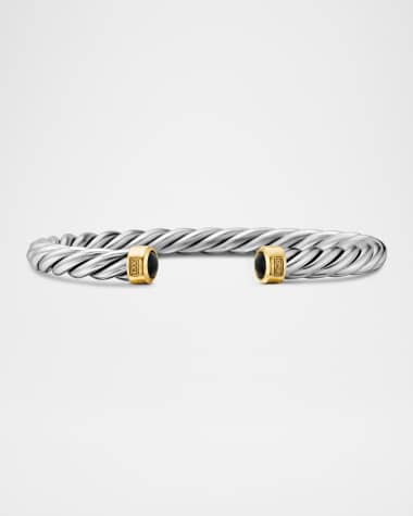 David Yurman 6mm Men's Cable Cuff Bracelet in Silver