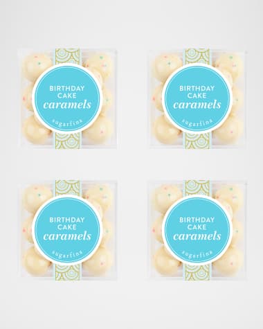 Sugarfina Birthday Cake Caramels, Small Cube 4-Piece Kit