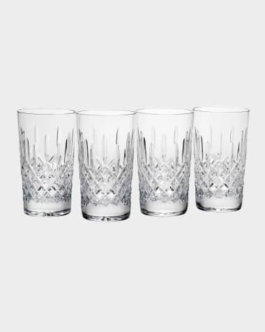 Reed & Barton Hamilton Crystal 4-Piece Highball Glass Set