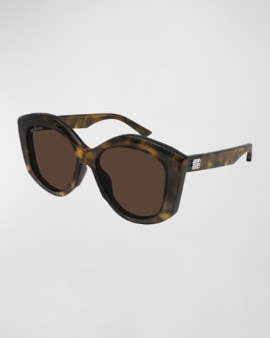 Balenciaga Geometric Acetate Sunglasses