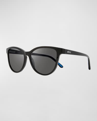 Revo Daphne Oversized Acetate Cat-Eye Sunglasses