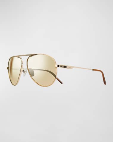 Revo x Jeep Men's Metro Metal Aviator Sunglasses