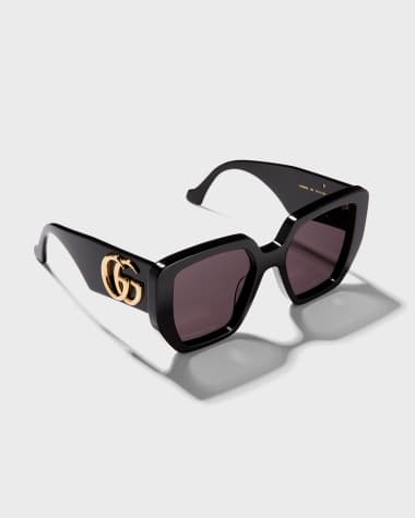 Gucci Oversized Square Acetate Sunglasses