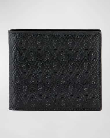 Saint Laurent Leather wallet with logo, Men's Accessories