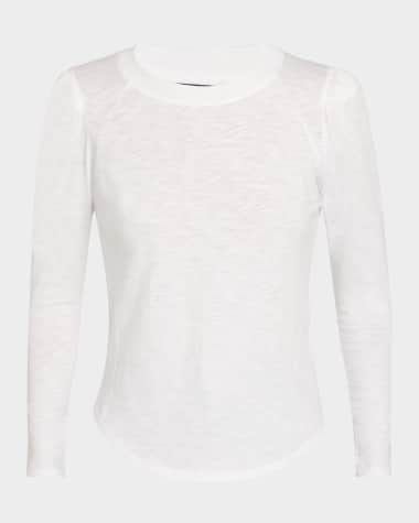 Veronica Beard Mason Long-Sleeve Baseball Tee