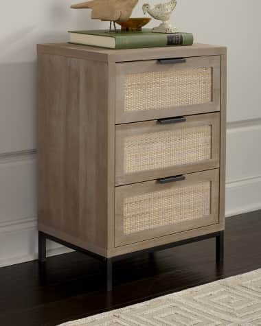 Jamie Young Reed 3-Drawer Side Table